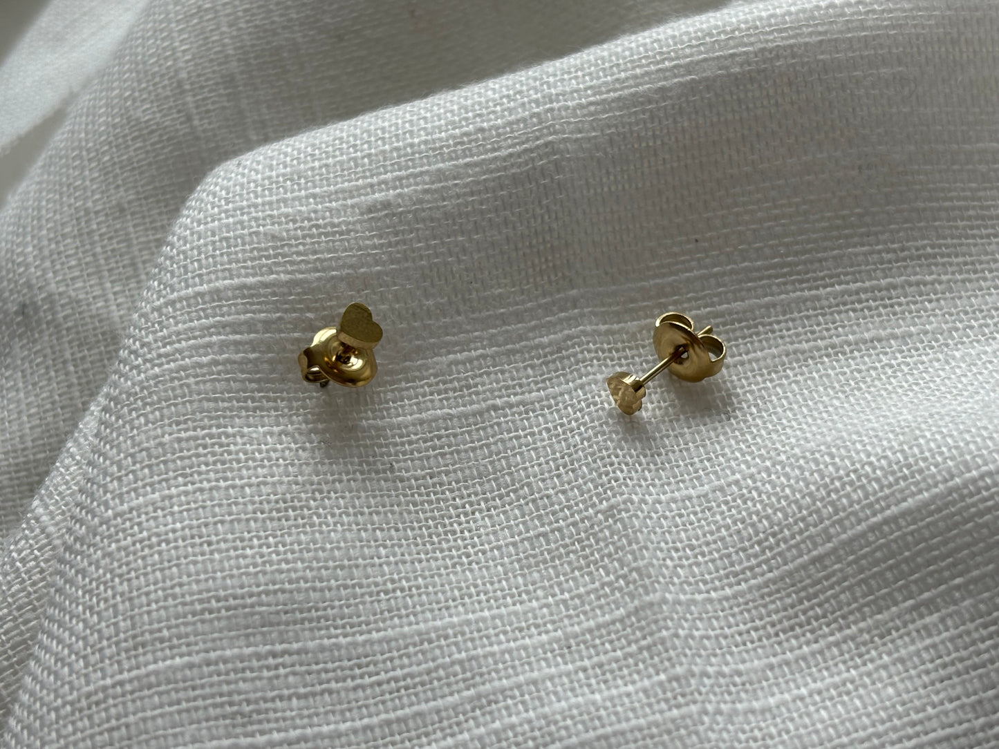 Mini Herz Ohrstecker Paar