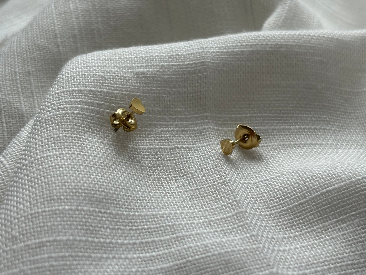 Mini Herz Ohrstecker Paar