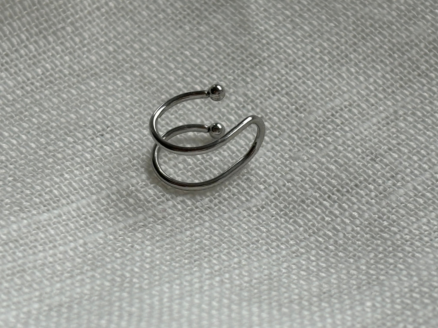 Ear Cuff Silber
