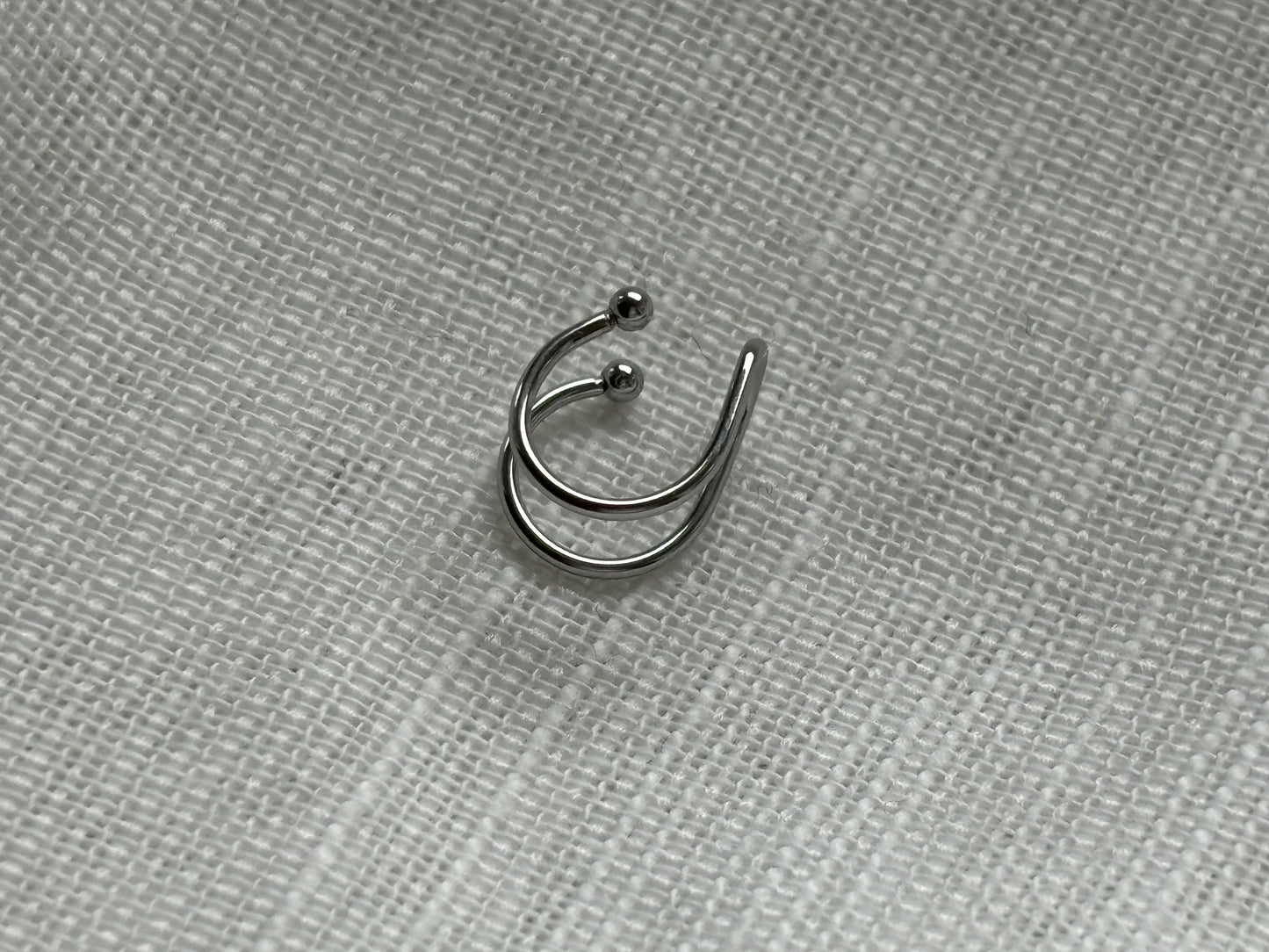 Ear Cuff Silber